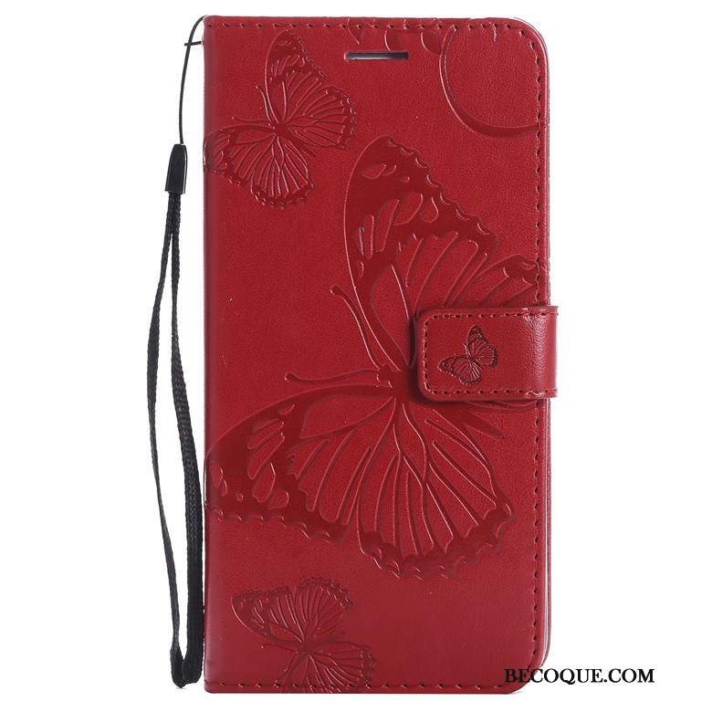 Futerał Huawei P Smart Z Skóra Na Telefon Kwiaty Motyla, Etui Huawei P Smart Z Ochraniacz Filmy Szkło Hartowane