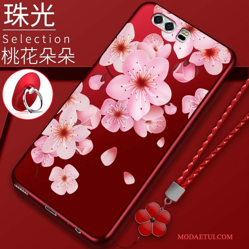 Futerał Huawei P10 Ochraniacz Nowyna Telefon, Etui Huawei P10 Kreatywne Tendencja Czerwony