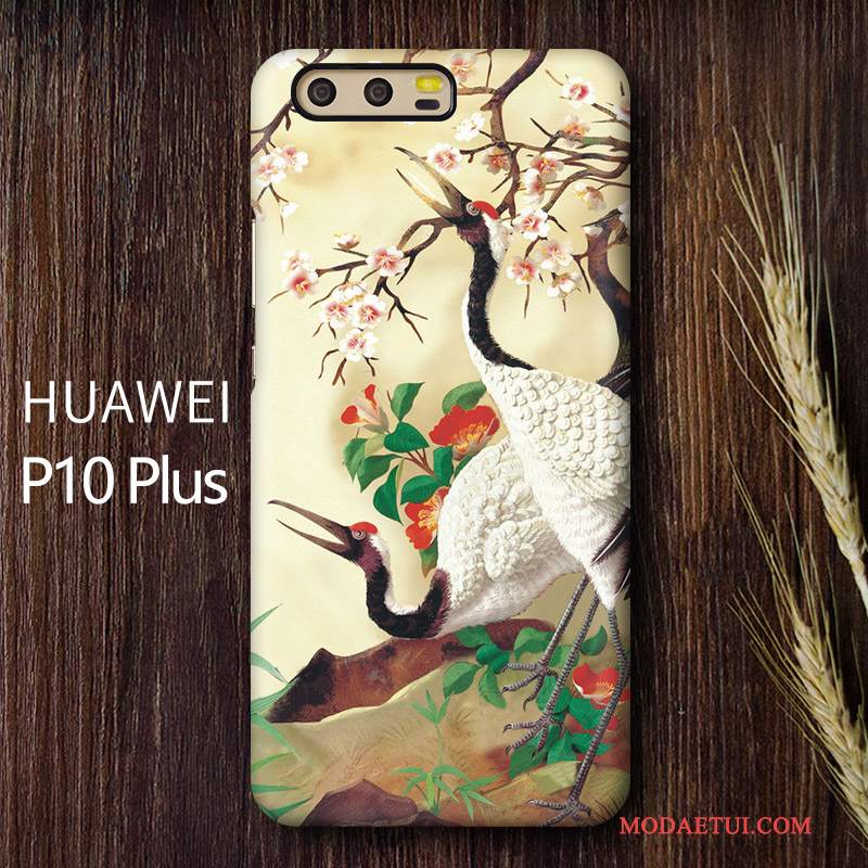 Futerał Huawei P10 Plus Kolor Anti-fall Osobowość, Etui Huawei P10 Plus Kreatywne Chiński Styl Nubuku