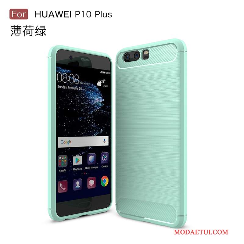 Futerał Huawei P10 Plus Ochraniacz Na Telefon Anti-fall, Etui Huawei P10 Plus Miękki Włókno Czarny
