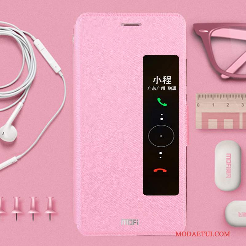 Futerał Huawei P10 Plus Skóra Anti-fallna Telefon, Etui Huawei P10 Plus Silikonowe Osobowość Różowe