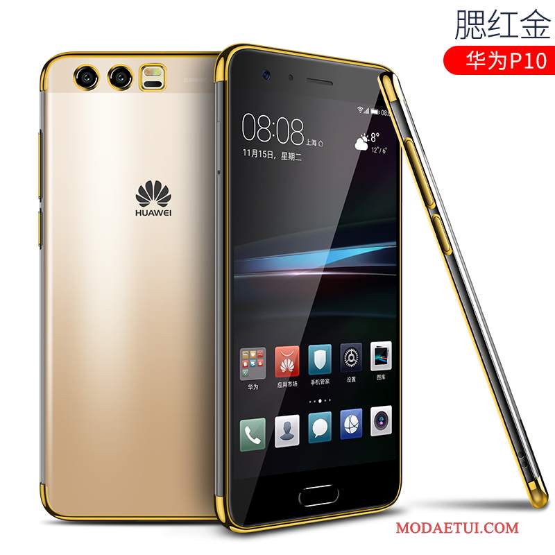 Futerał Huawei P10 Silikonowe Nubuku Poszycie, Etui Huawei P10 Torby Cienkie Przezroczysty