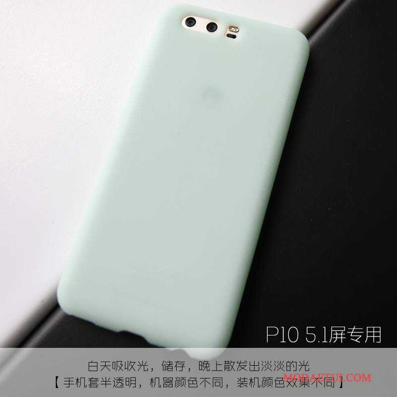 Futerał Huawei P10 Silikonowe Zielony Anti-fall, Etui Huawei P10 Ochraniacz Na Telefon Wzór