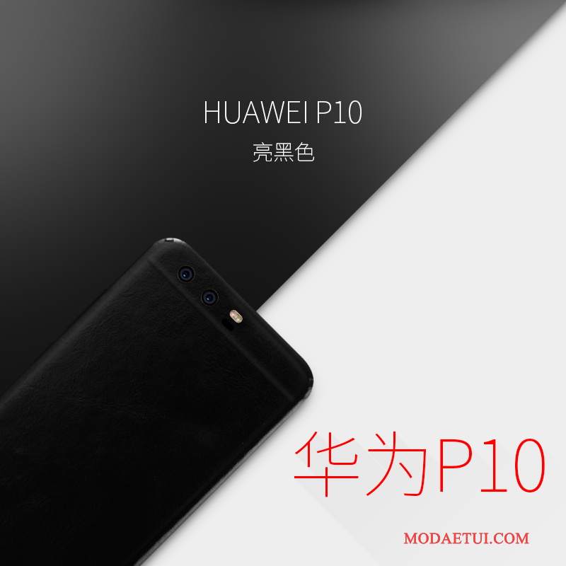 Futerał Huawei P10 Skóra Cienkie Żółty, Etui Huawei P10 Ochraniacz Filmyna Telefon