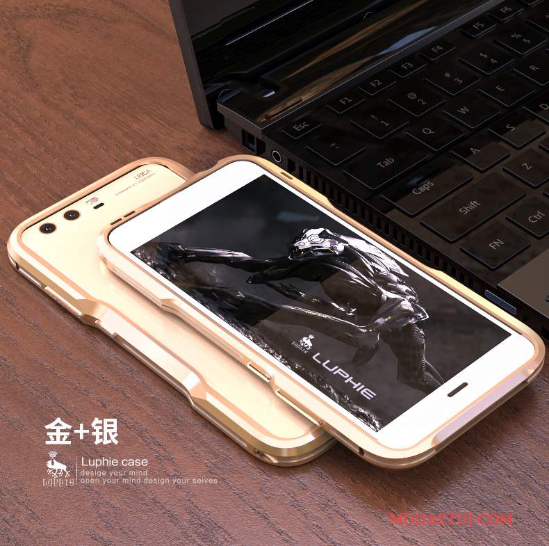 Futerał Huawei P10 Torby Na Telefon Anti-fall, Etui Huawei P10 Kreatywne Trudno Złoto