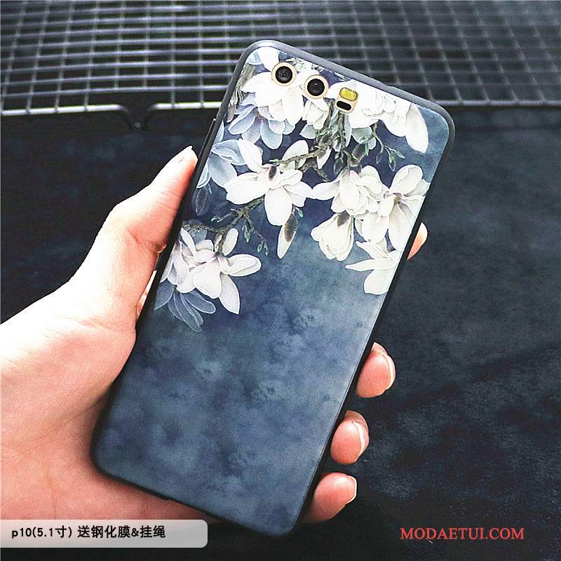 Futerał Huawei P10 Torby Tendencja Kwiaty, Etui Huawei P10 Ochraniacz Czerwonyna Telefon