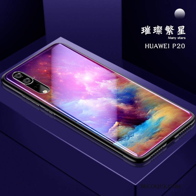 Futerał Huawei P20 Moda Zakochani Piękny, Etui Huawei P20 Silikonowe Dostosowane Szkło