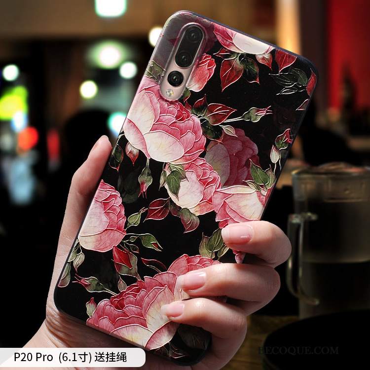 Futerał Huawei P20 Pro Silikonowe Nubuku Anti-fall, Etui Huawei P20 Pro Torby Żółty Osobowość