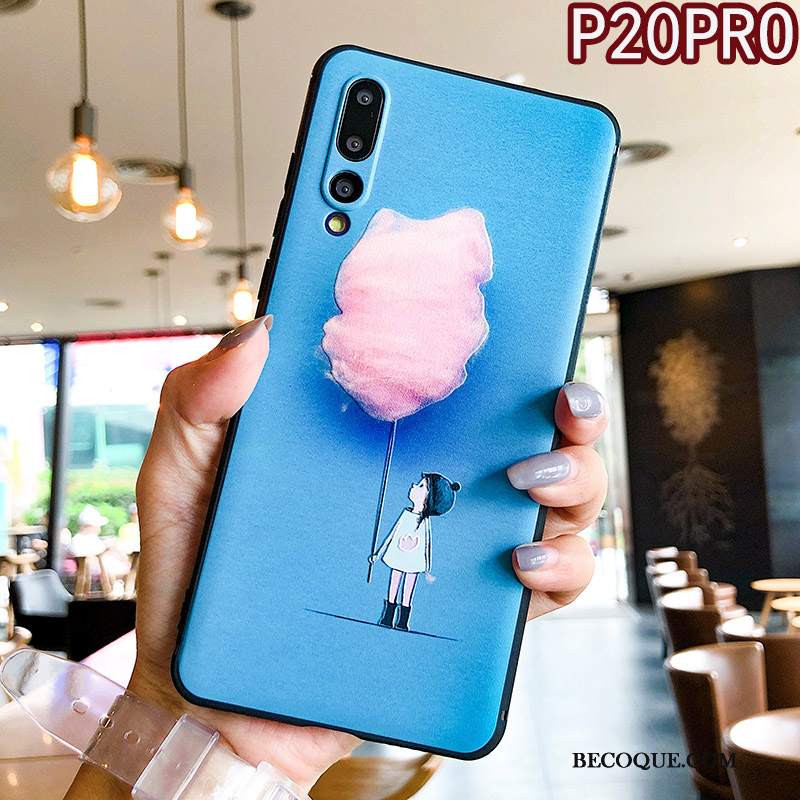 Futerał Huawei P20 Pro Silikonowe Ring Tendencja, Etui Huawei P20 Pro Kreatywne Na Telefon Mały