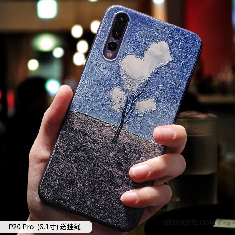 Futerał Huawei P20 Pro Torby Anti-fall Modna Marka, Etui Huawei P20 Pro Silikonowe Nubuku Tendencja