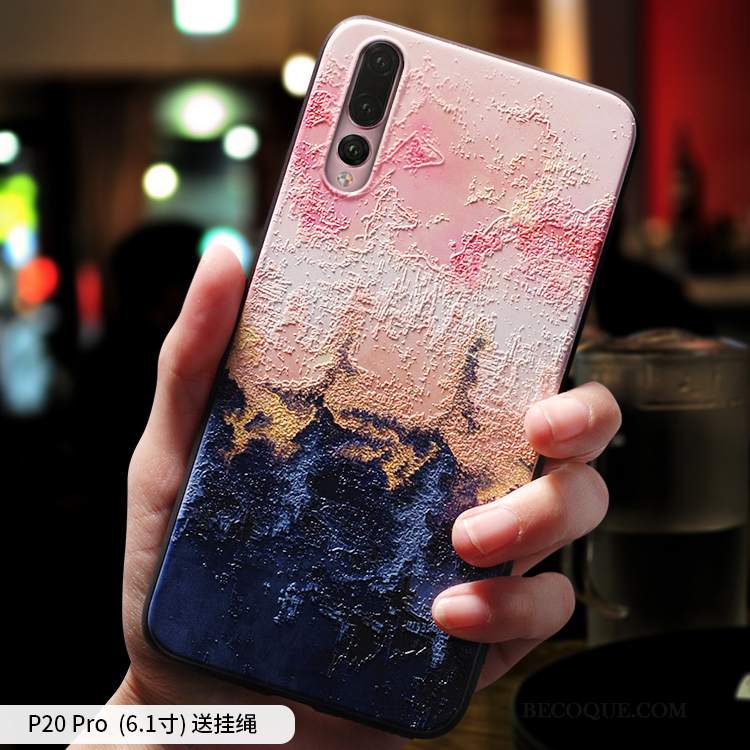 Futerał Huawei P20 Pro Torby Anti-fall Modna Marka, Etui Huawei P20 Pro Silikonowe Nubuku Tendencja