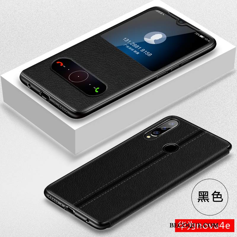 Futerał Huawei P30 Lite Kreatywne Na Telefon Tendencja, Etui Huawei P30 Lite Skóra Niebieski Cienkie