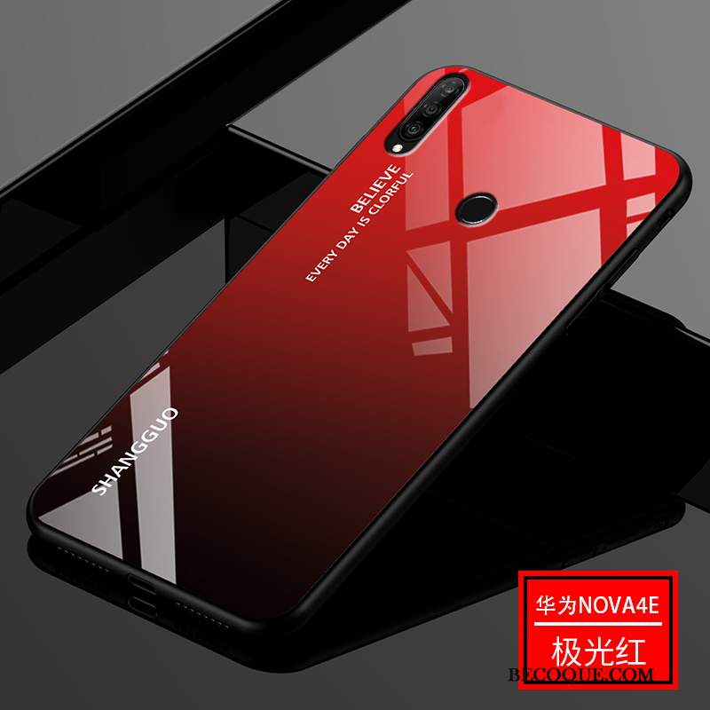 Futerał Huawei P30 Lite Kreatywne Zakochani Czerwony Netto, Etui Huawei P30 Lite Ochraniacz Na Telefon Modna Marka