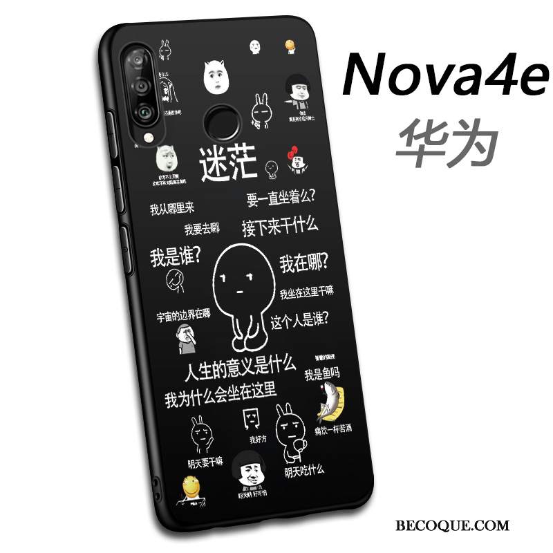 Futerał Huawei P30 Lite Miękki Na Telefon Piękny, Etui Huawei P30 Lite Torby Czarny