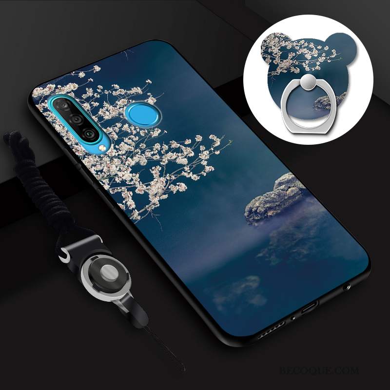 Futerał Huawei P30 Lite Miękki Nowy Anti-fall, Etui Huawei P30 Lite Moda Szkło Hartowane Filmy