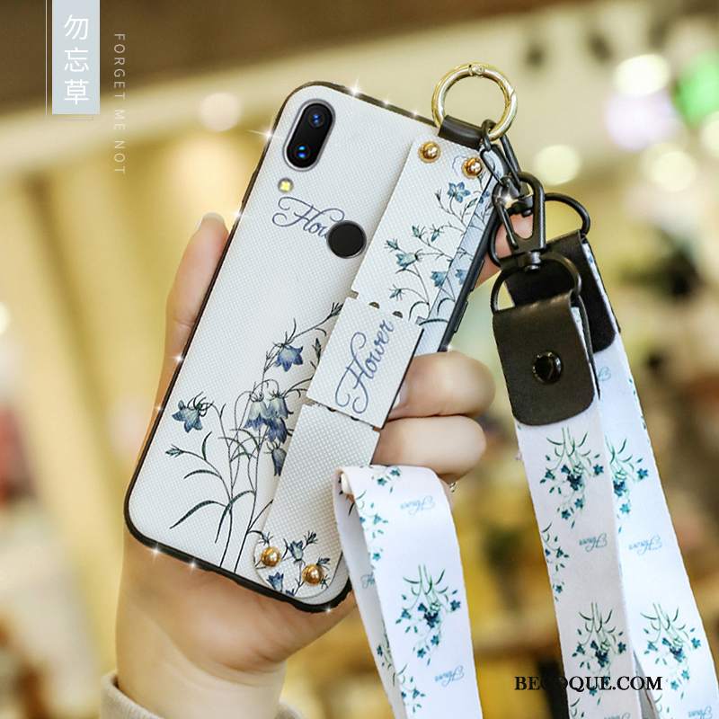 Futerał Huawei P30 Lite Miękki Nubuku Wiszące Ozdoby, Etui Huawei P30 Lite Kreatywne Anti-fall Tendencja