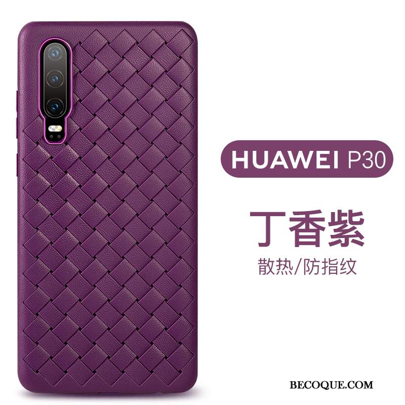 Futerał Huawei P30 Miękki Oddychające Różowe, Etui Huawei P30 Silikonowe Biznes Anti-fall