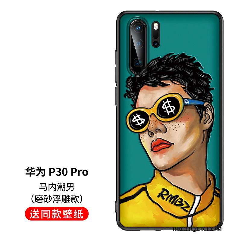 Futerał Huawei P30 Pro Kolor Oryginalny Anti-fall, Etui Huawei P30 Pro Kreskówka Cienka Osobowość