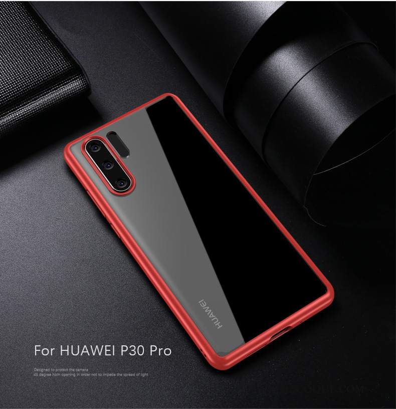 Futerał Huawei P30 Pro Miękki Anti-fall Wysoki Koniec, Etui Huawei P30 Pro Ochraniacz Na Telefon Czerwony Netto