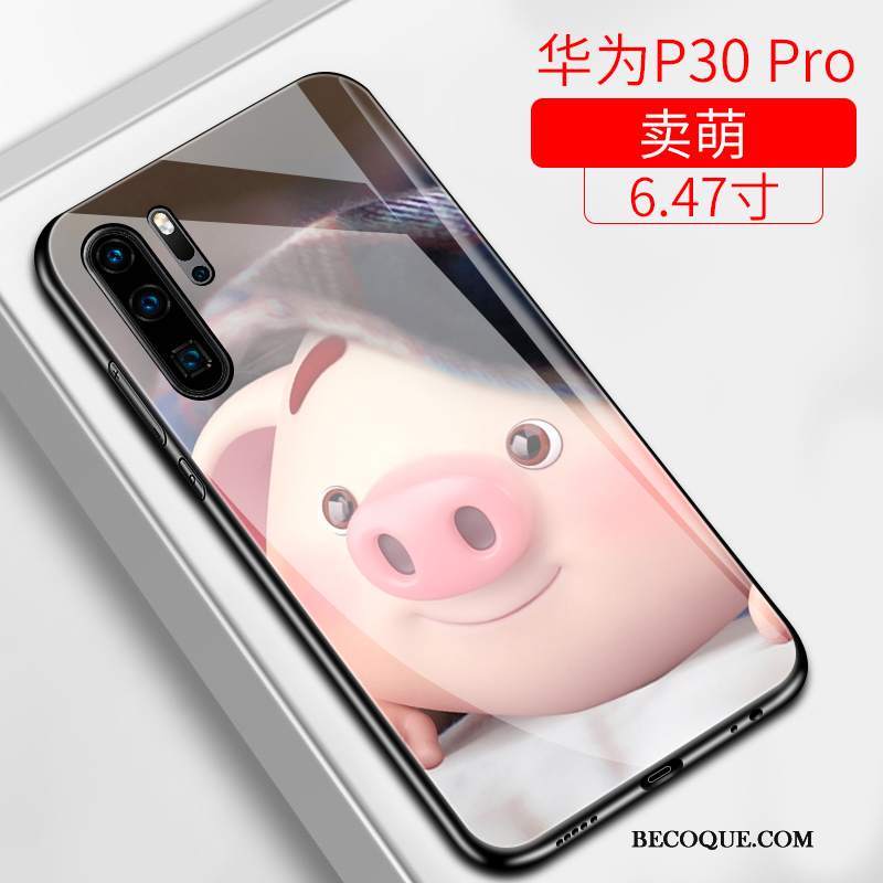 Futerał Huawei P30 Pro Miękki Mały Zielony, Etui Huawei P30 Pro Silikonowe Osobowość Cienkie