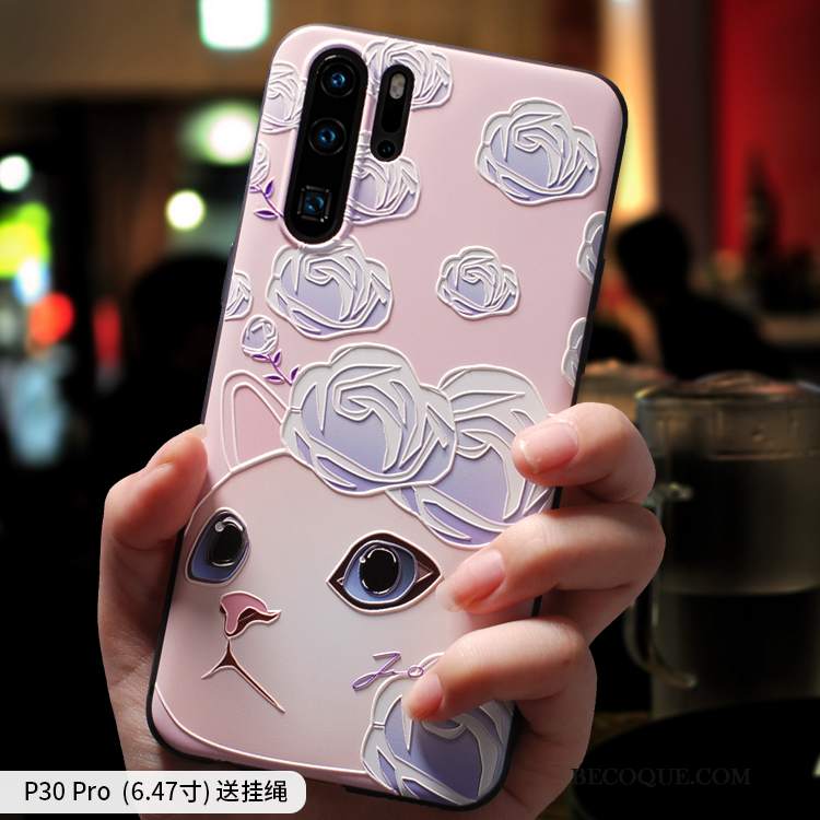 Futerał Huawei P30 Pro Ochraniacz Nowy Osobowość, Etui Huawei P30 Pro Kreatywne Modna Marka Czerwony Netto