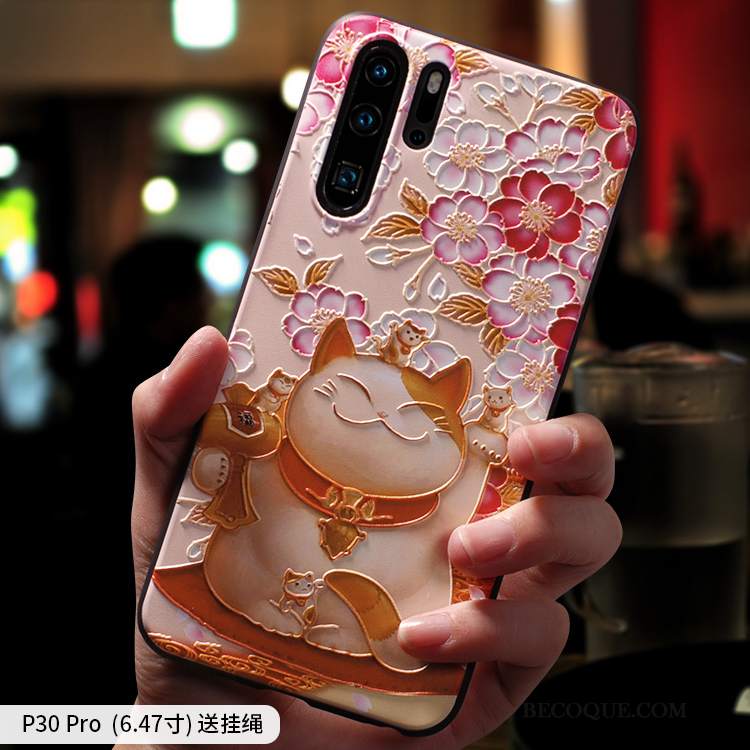 Futerał Huawei P30 Pro Ochraniacz Wiszące Ozdoby Cienkie, Etui Huawei P30 Pro Kreatywne Na Telefon Niebieski