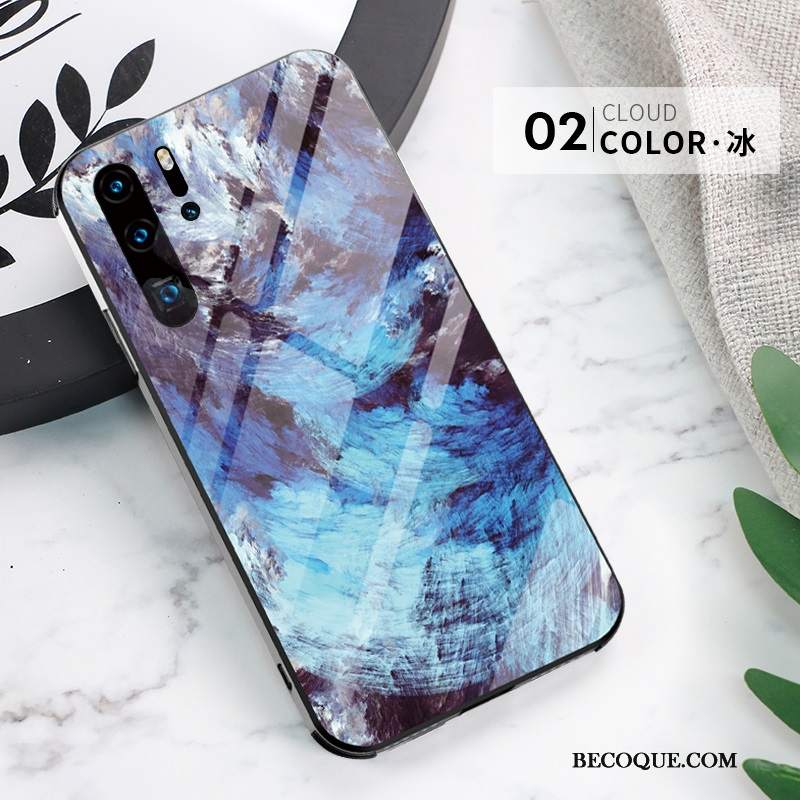 Futerał Huawei P30 Pro Silikonowe Szkło Wysoki Koniec, Etui Huawei P30 Pro Torby Anti-fall Cienkie