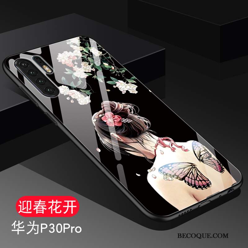 Futerał Huawei P30 Pro Silikonowe Tendencja Zakochani, Etui Huawei P30 Pro Torby Anti-fall Czerwony Netto