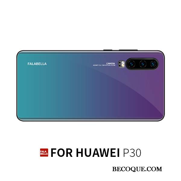 Futerał Huawei P30 Silikonowe Wiszące Ozdoby Szkło, Etui Huawei P30 Torby Osobowość Anti-fall