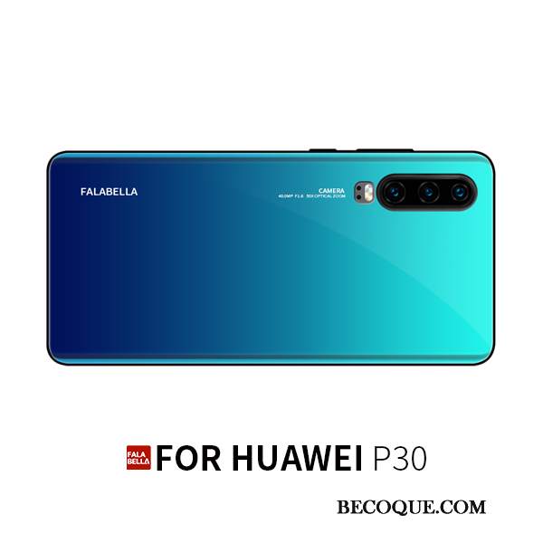 Futerał Huawei P30 Silikonowe Wiszące Ozdoby Szkło, Etui Huawei P30 Torby Osobowość Anti-fall