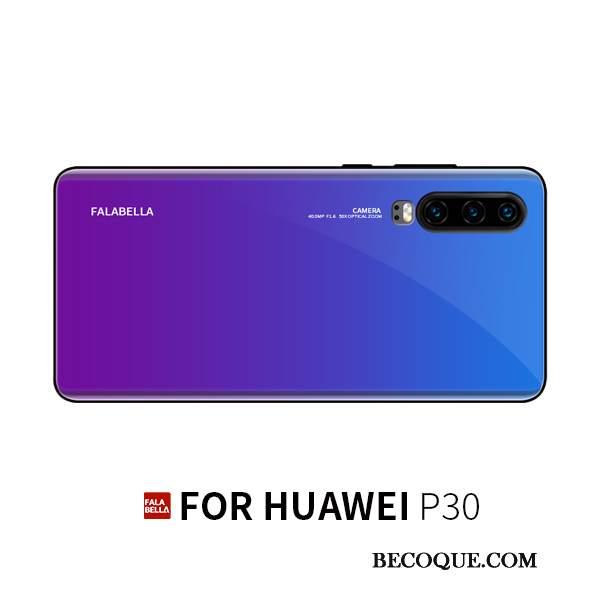 Futerał Huawei P30 Silikonowe Wiszące Ozdoby Szkło, Etui Huawei P30 Torby Osobowość Anti-fall