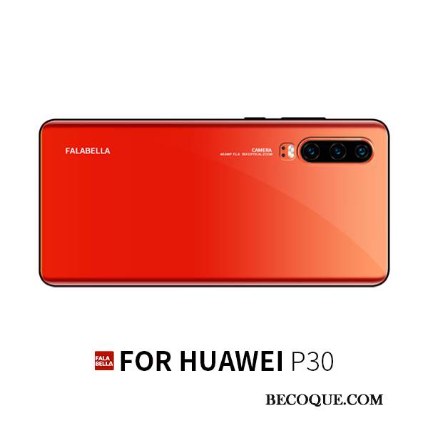 Futerał Huawei P30 Silikonowe Wiszące Ozdoby Szkło, Etui Huawei P30 Torby Osobowość Anti-fall