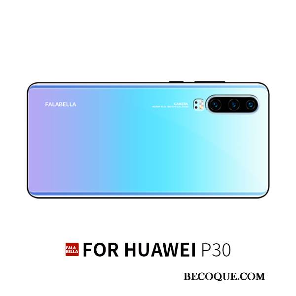 Futerał Huawei P30 Silikonowe Wiszące Ozdoby Szkło, Etui Huawei P30 Torby Osobowość Anti-fall