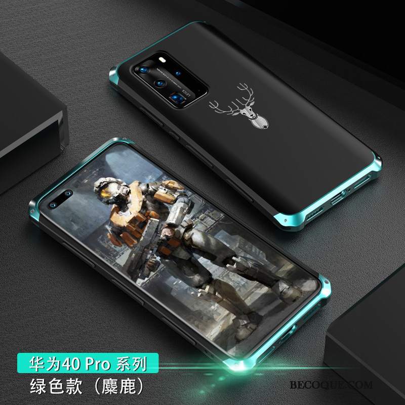 Futerał Huawei P40 Pro Ochraniacz Wysoki Koniec Nubuku, Etui Huawei P40 Pro Torby Osobowość Czerwony Netto