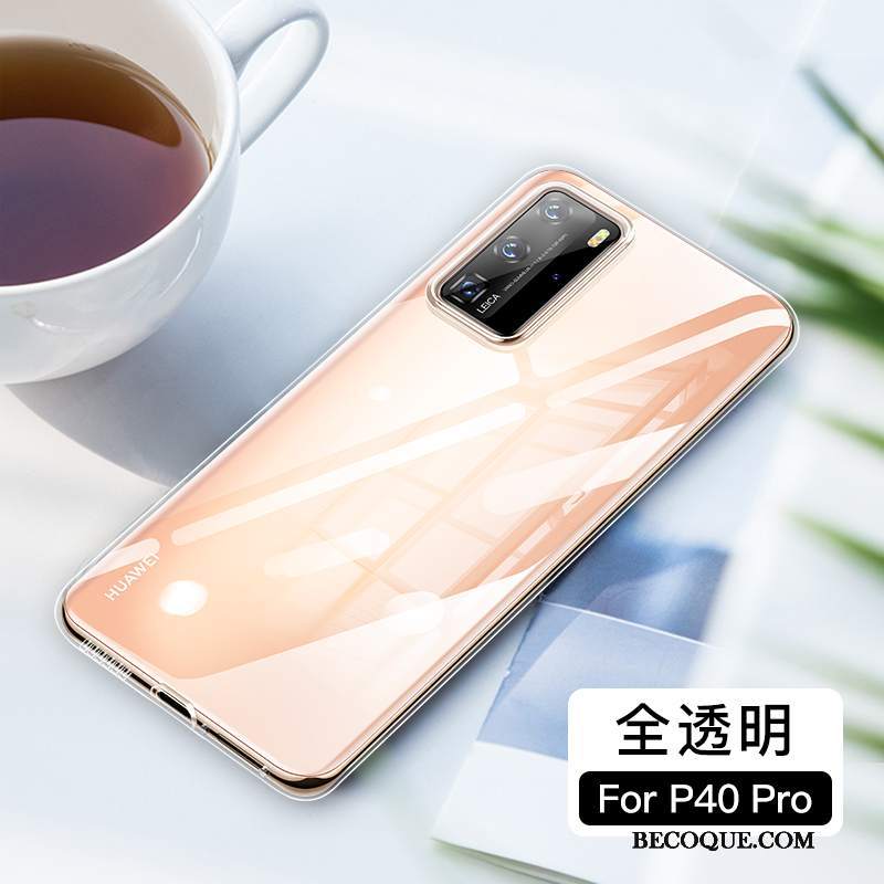 Futerał Huawei P40 Pro Silikonowe Wysoki Koniec Czerwony Netto, Etui Huawei P40 Pro Kreatywne Anti-fall Nowy