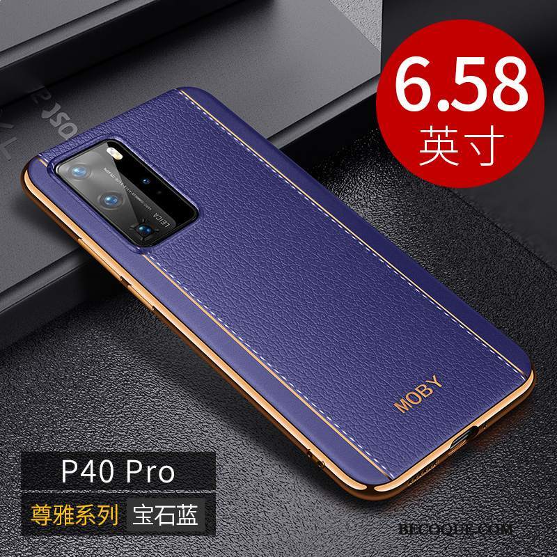 Futerał Huawei P40 Pro Torby Biznes Anti-fall, Etui Huawei P40 Pro Luksusowy Nowy Wysoki Koniec