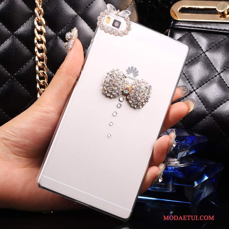 Futerał Huawei P8 Lite Rhinestone Złoto Trudno, Etui Huawei P8 Lite Ochraniacz Młodzieżna Telefon