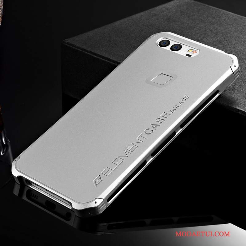 Futerał Huawei P9 Metal Granica Anti-fall, Etui Huawei P9 Ochraniacz Złoto Osobowość