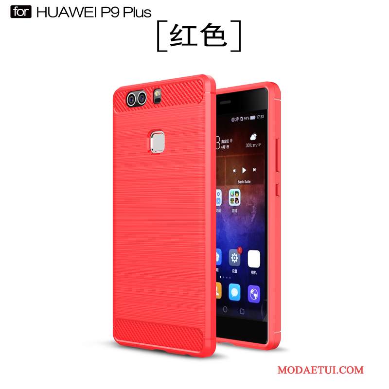 Futerał Huawei P9 Plus Silikonowe Anti-fall Czarny, Etui Huawei P9 Plus Torby Tendencjana Telefon
