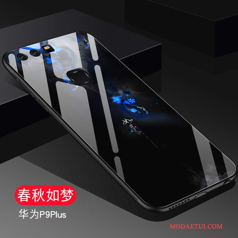 Futerał Huawei P9 Plus Silikonowe Ciemno Niebieskina Telefon, Etui Huawei P9 Plus Torby Anti-fall Osobowość