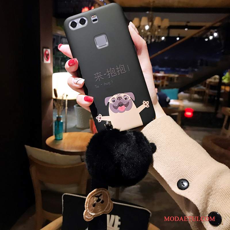 Futerał Huawei P9 Plus Torby Różowe Futro Królika, Etui Huawei P9 Plus Kreatywne Osobowośćna Telefon