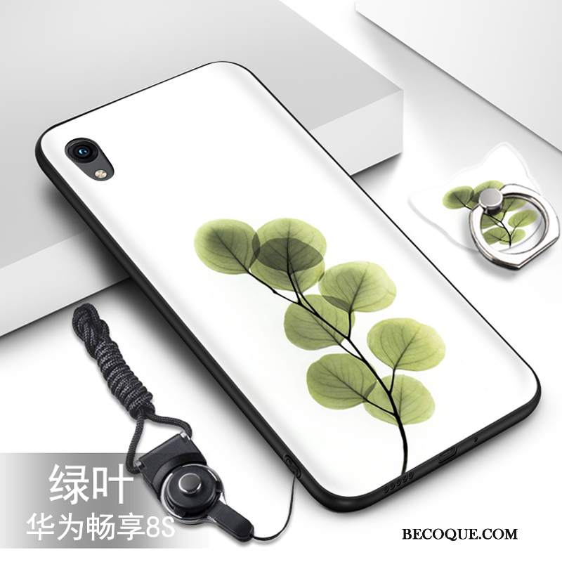 Futerał Huawei Y5 2019 Kreskówka Anti-fall Zielony, Etui Huawei Y5 2019 Miękki Na Telefon