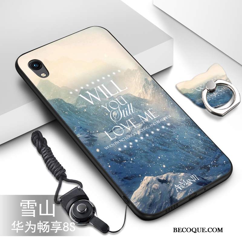Futerał Huawei Y5 2019 Kreskówka Anti-fall Zielony, Etui Huawei Y5 2019 Miękki Na Telefon