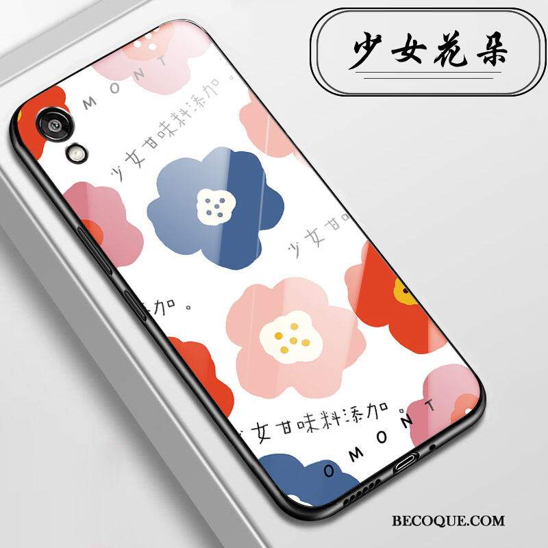 Futerał Huawei Y5 2019 Kreskówka Różowena Telefon, Etui Huawei Y5 2019 Miękki Szkło Mały