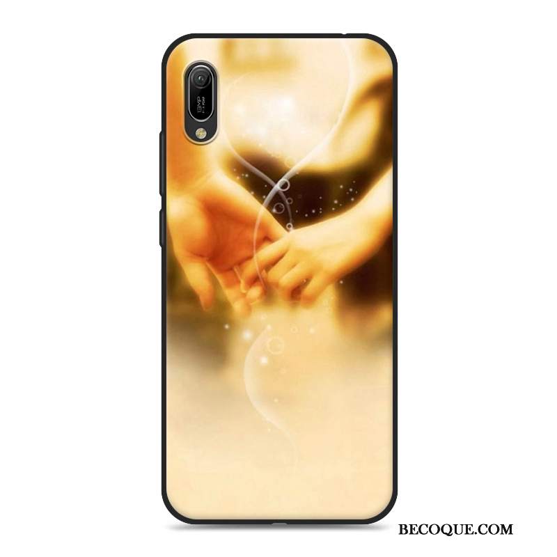 Futerał Huawei Y6 2019 Miękki Różowena Telefon, Etui Huawei Y6 2019 Silikonowe