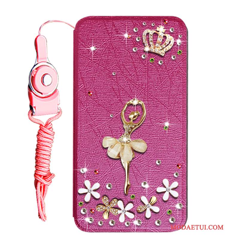 Futerał Huawei Y6 Pro 2017 Rhinestone Na Telefon Złoto, Etui Huawei Y6 Pro 2017 Ochraniacz