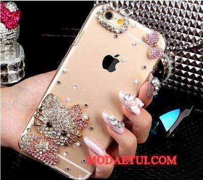 Futerał Lg G2 Rhinestone Tendencja Czerwony, Etui Lg G2 Luksusowy Na Telefon