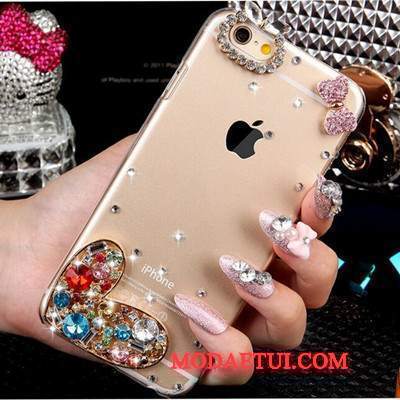 Futerał Lg G2 Rhinestone Tendencja Czerwony, Etui Lg G2 Luksusowy Na Telefon