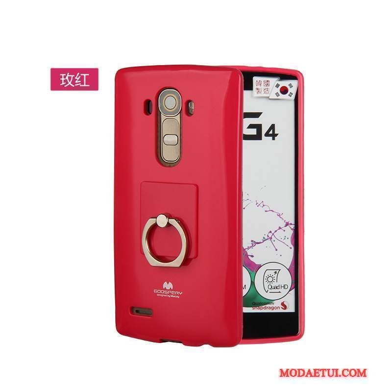 Futerał Lg G4 Torby Różowe Cienkie, Etui Lg G4 Silikonowe Na Telefon Anti-fall