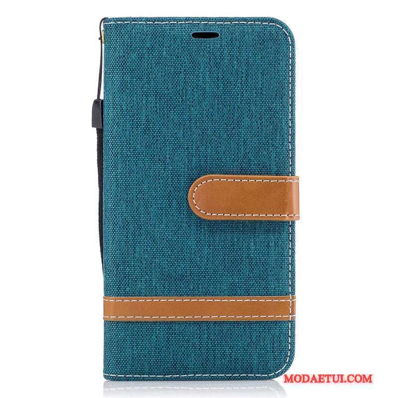 Futerał Lg G6 Skóra Szary Denim, Etui Lg G6 Ochraniacz